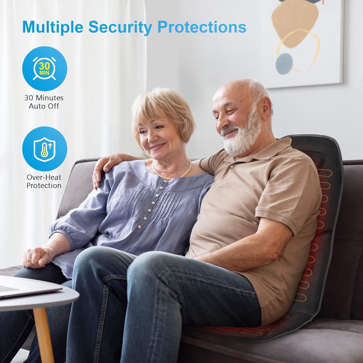 Masajeador de Espalda COMFIER CF-2206 con Calor y Vibración