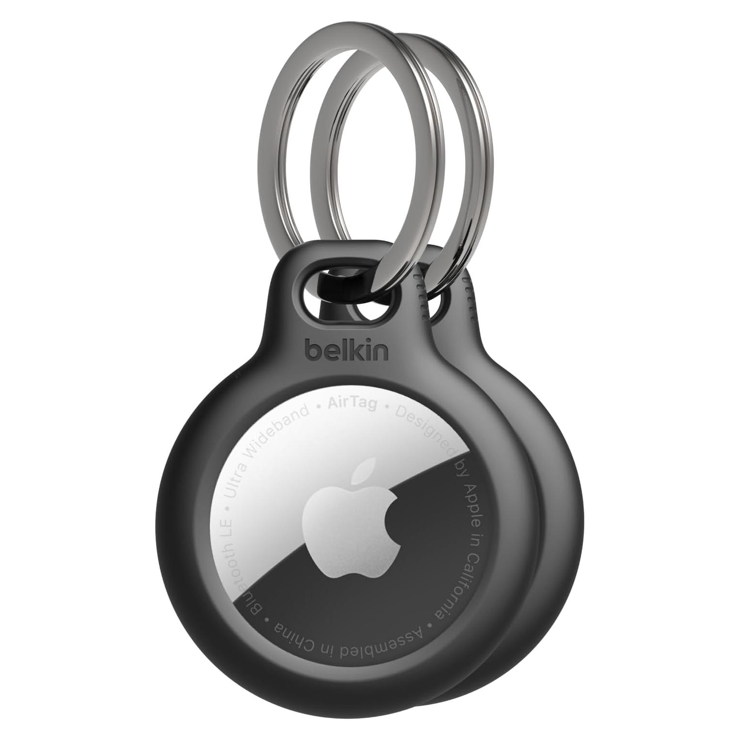 Funda para Apple AirTag Belkin con Anillo de Llave - 2 Pzas