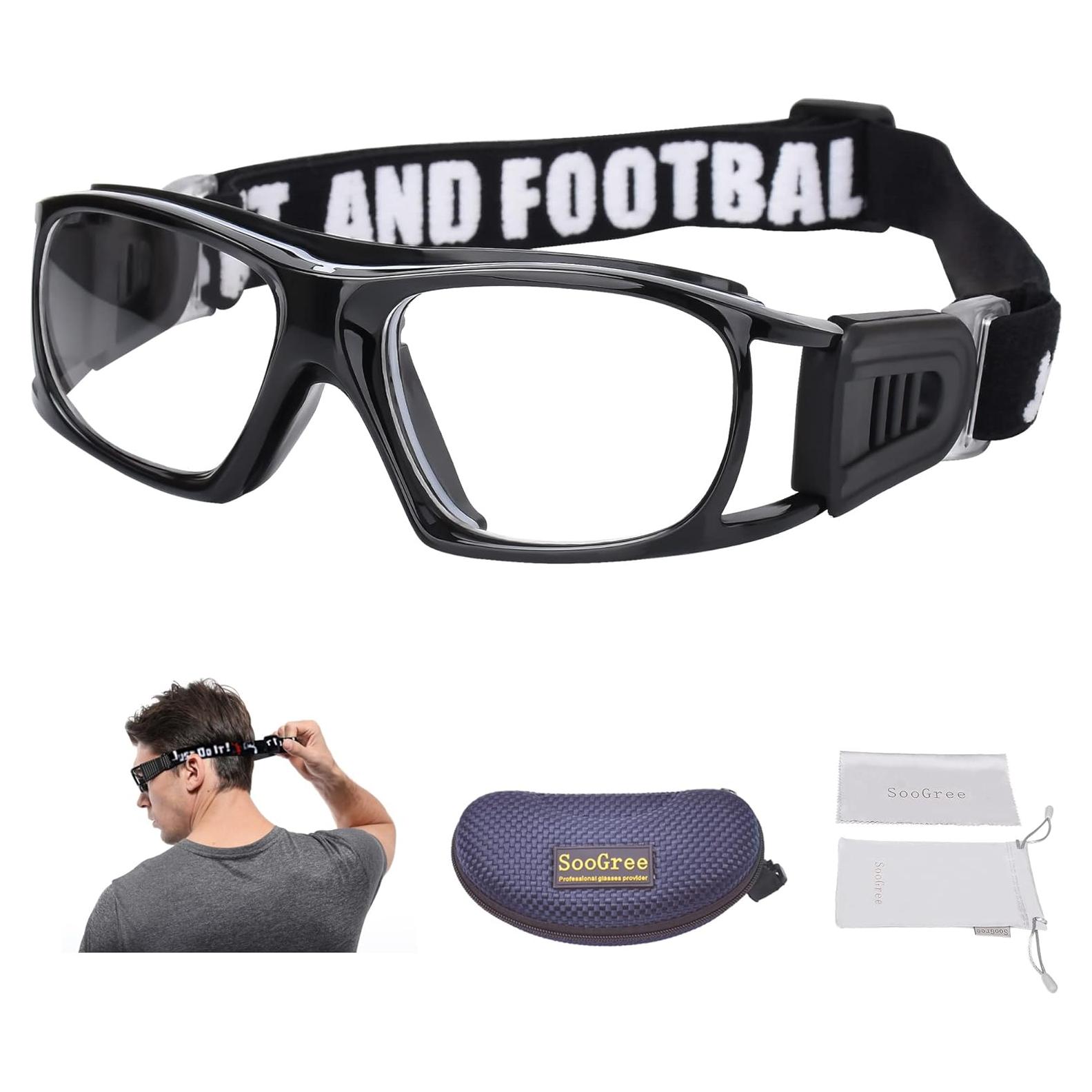 Gafas Deportivas Unisex Antivaho para Baloncesto y Fútbol