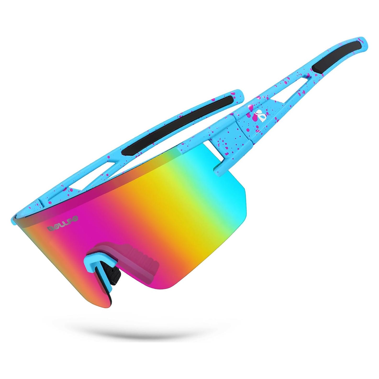 Gafas de Ciclismo BOLLFO UV400 Lentes Polarizadas Clásicas