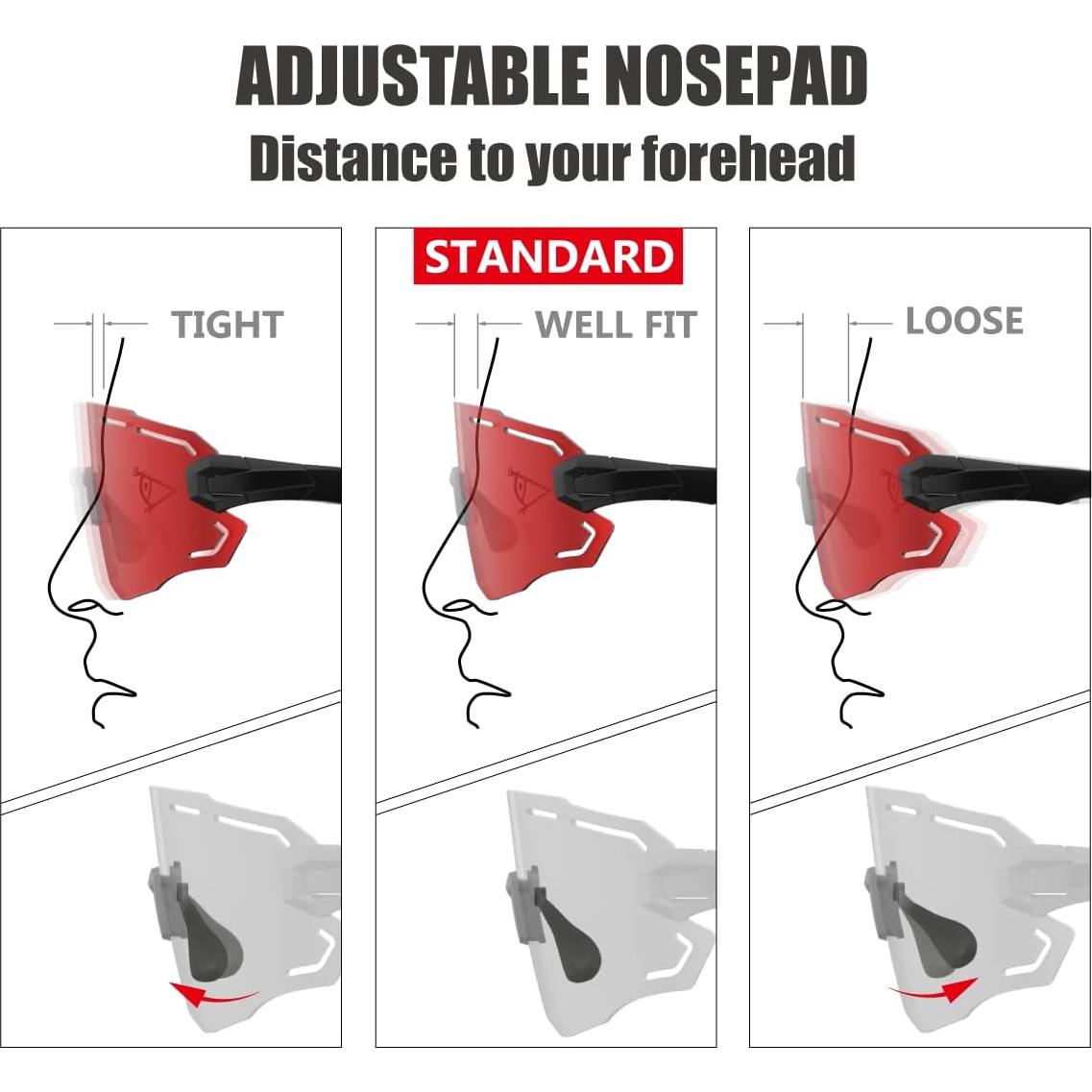 Gafas de sol RT100 para ciclismo unisex, protección UV