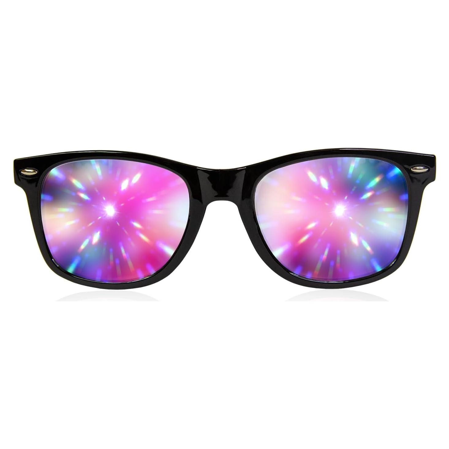 Gafas de Difracción GloFX Ultimate - Negro - Prisma 3D