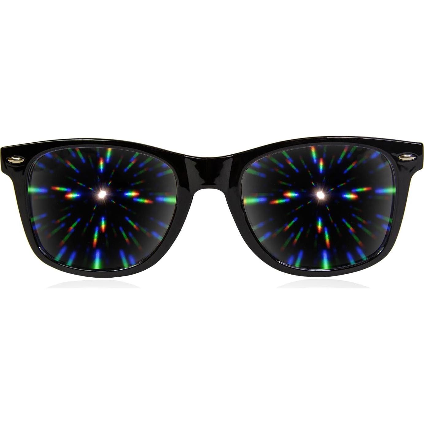 Gafas de Difracción GloFX Ultimate - Negro - Prisma 3D