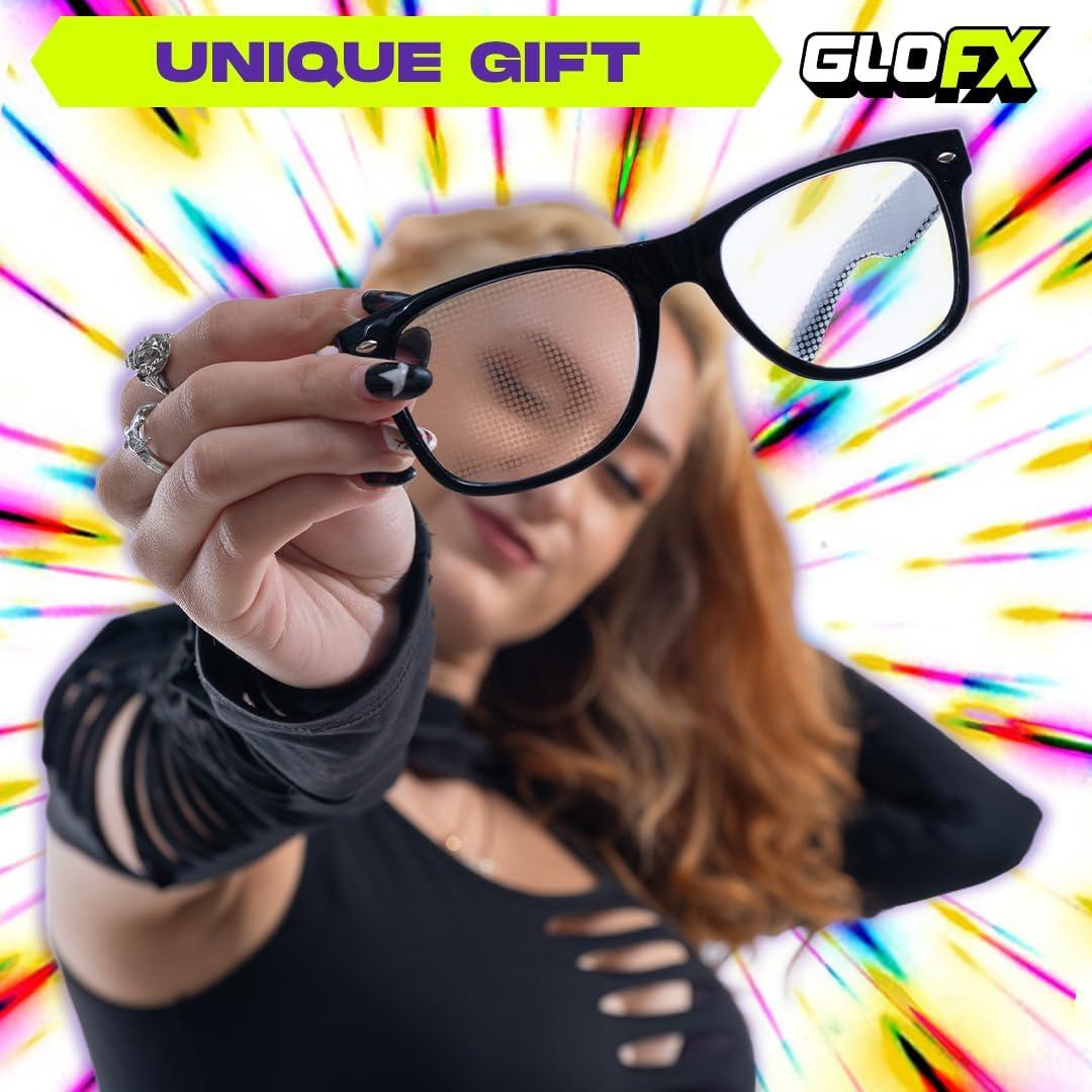 Gafas de Difracción GloFX Ultimate - Negro - Prisma 3D
