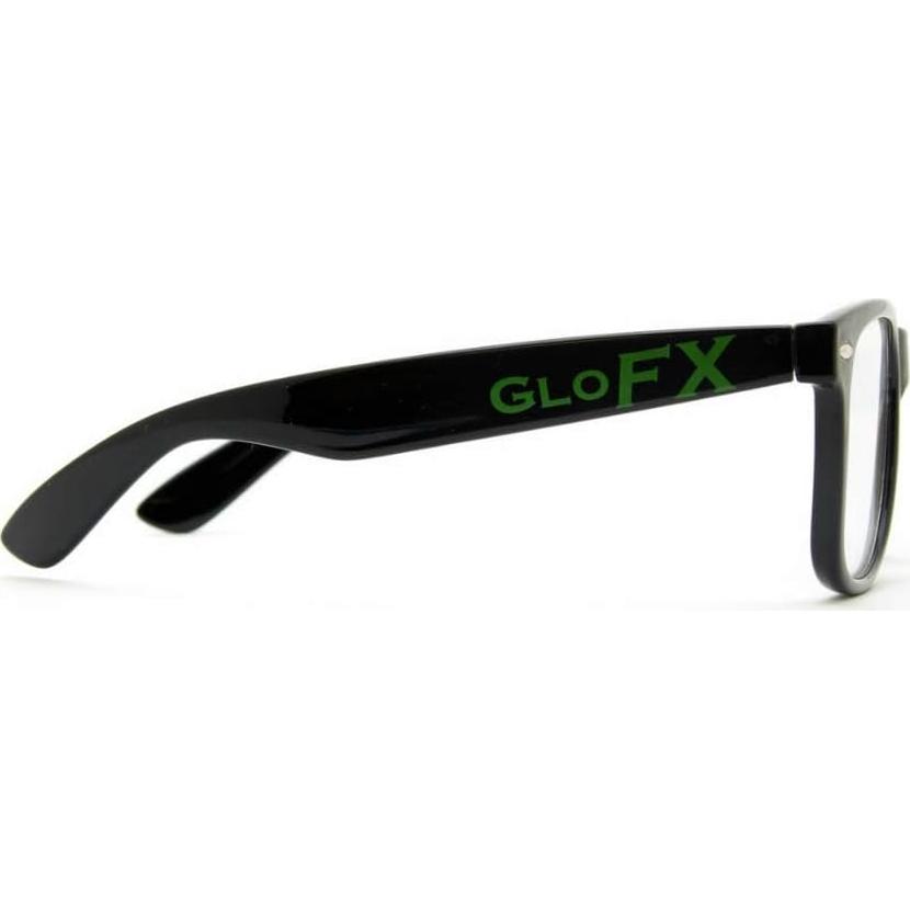 Gafas de Difracción GloFX Ultimate - Negro - Efecto Prisma 3D
