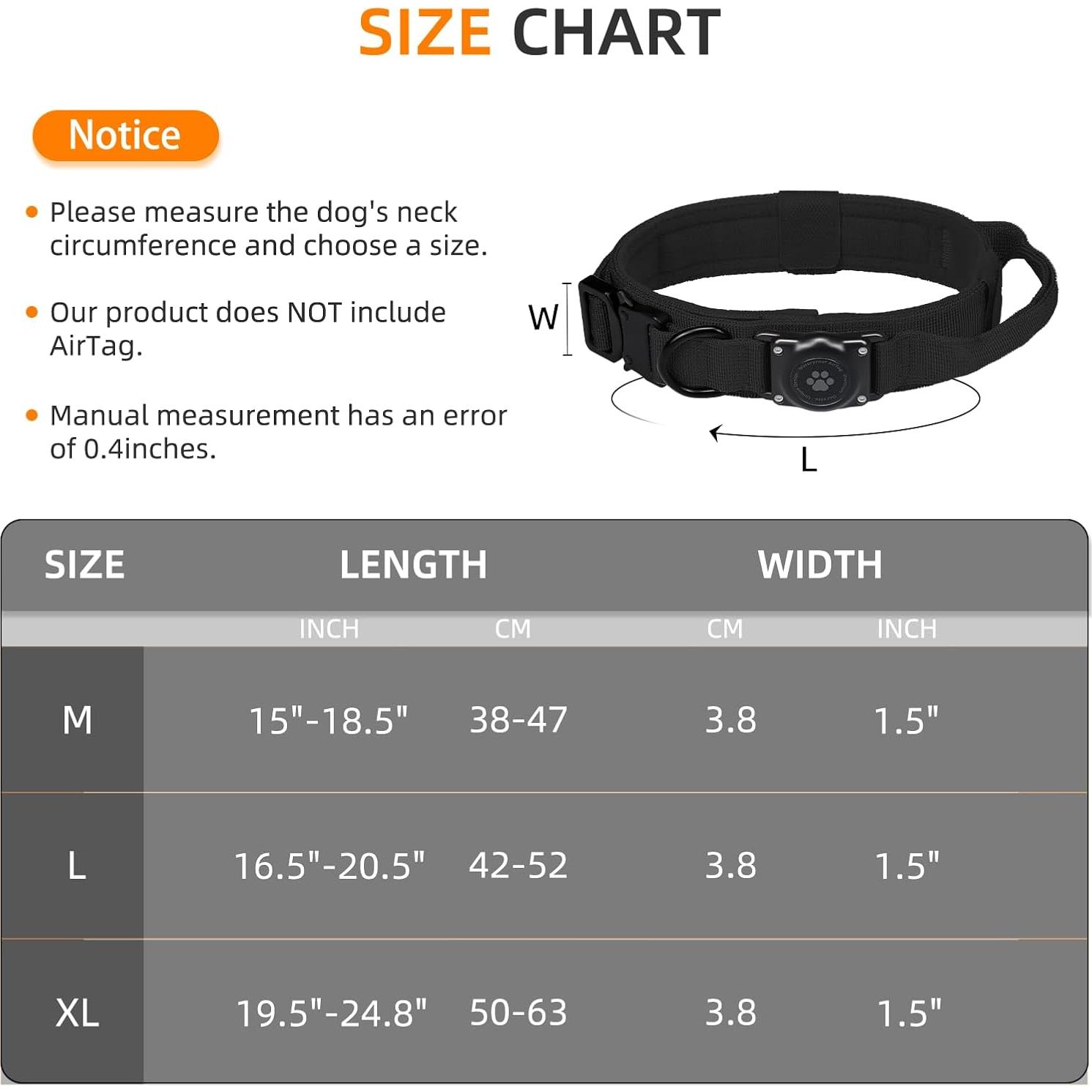 Collar para Perros Furrigo L, 100% Impermeable, Ajustable