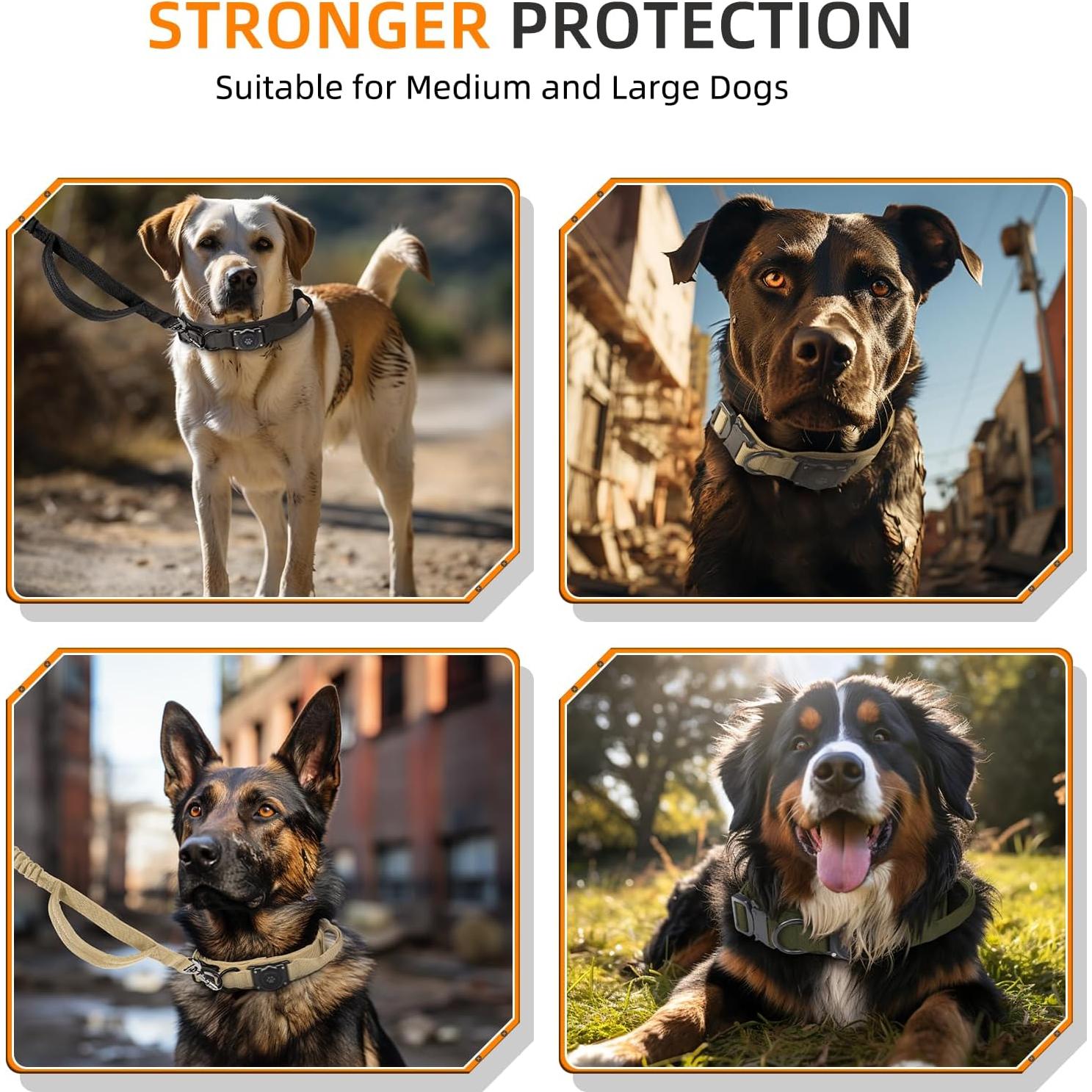 Collar para Perros Furrigo L, 100% Impermeable, Ajustable