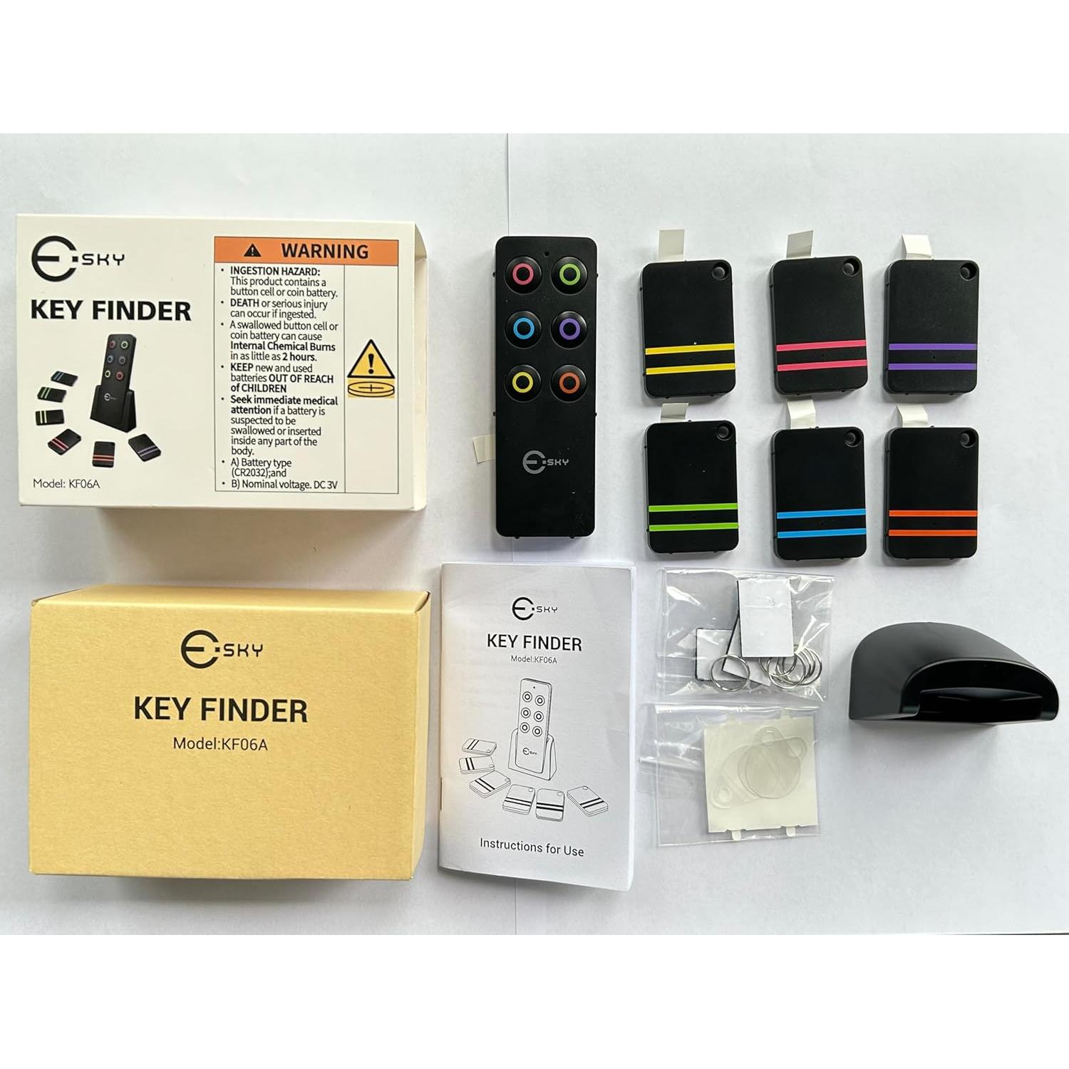 Localizador de Llaves Esky KF-06A 6 Receptores 85dB