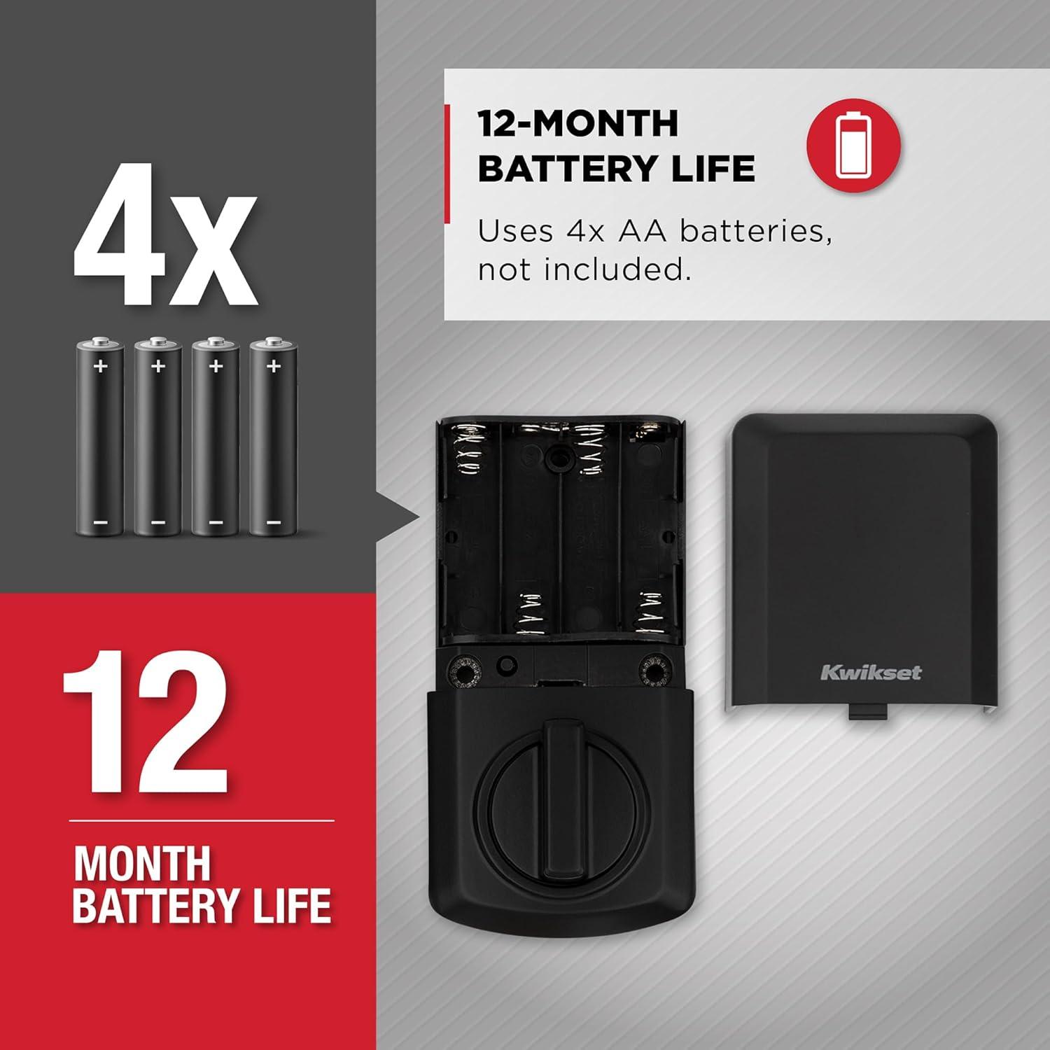 Cerradura Electrónica Kwikset SmartCode 270 Teclado Táctil