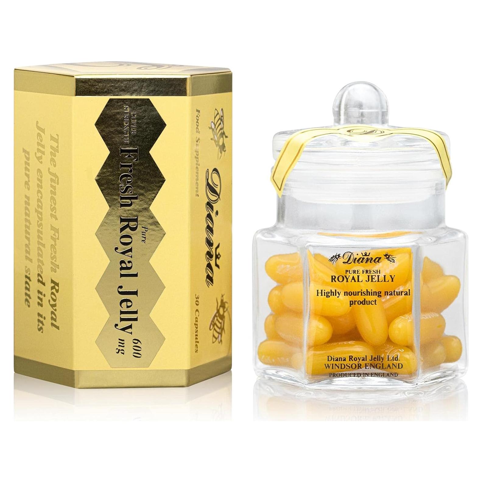 Jalea Real Orgánica Diana 600mg - 30 Cápsulas Energizantes