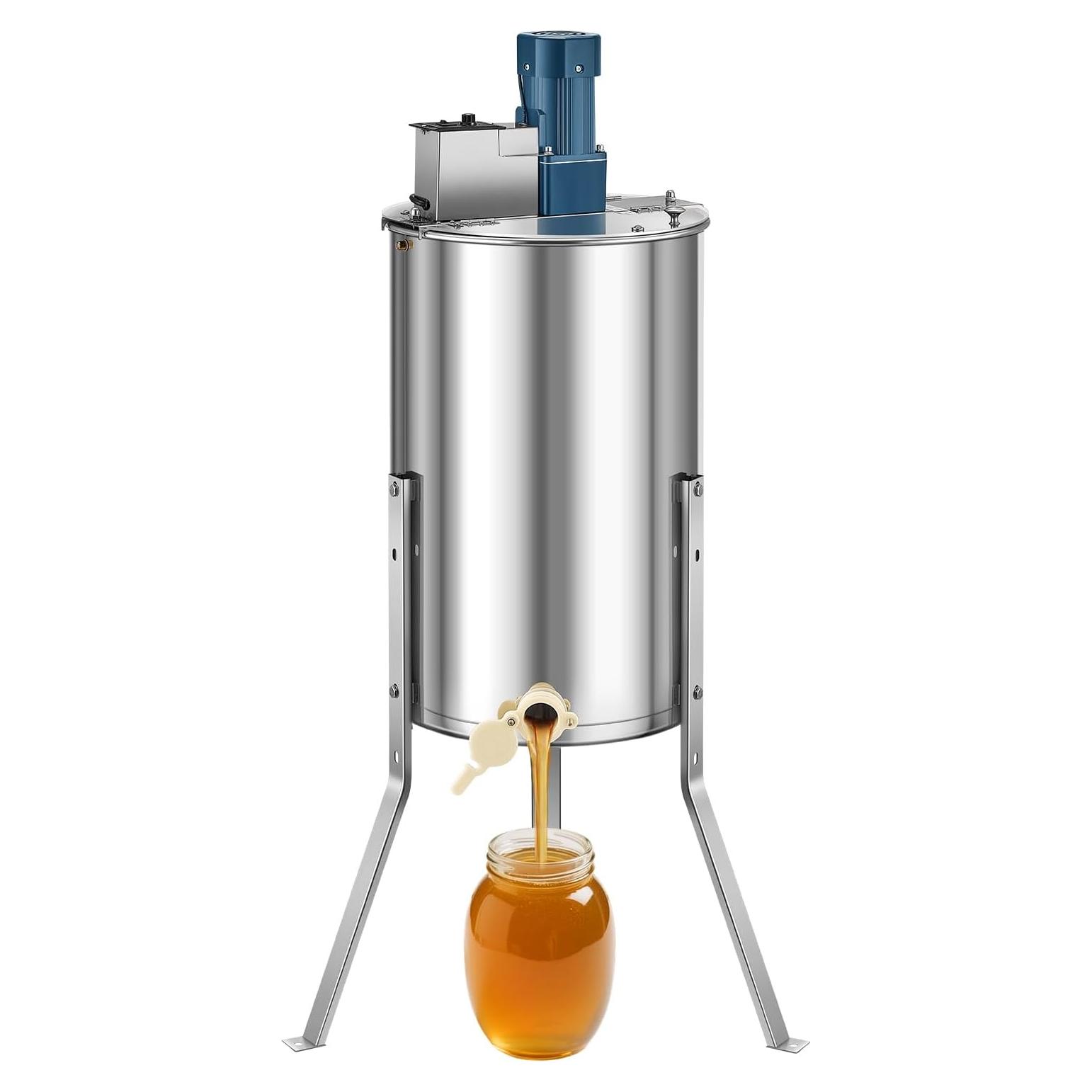 Extractor de Miel Eléctrico VEVOR 3 Marcos Acero Inoxidable