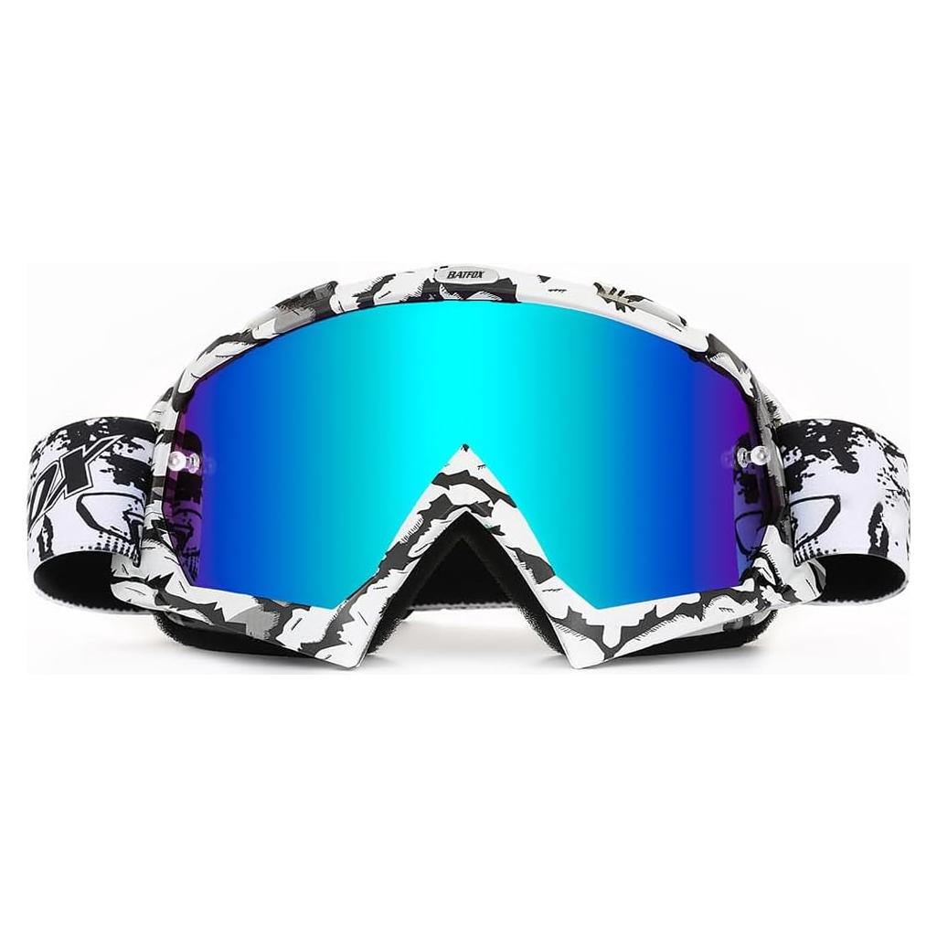 Gafas de Motocross BATFOX F816 UV400 para Adultos