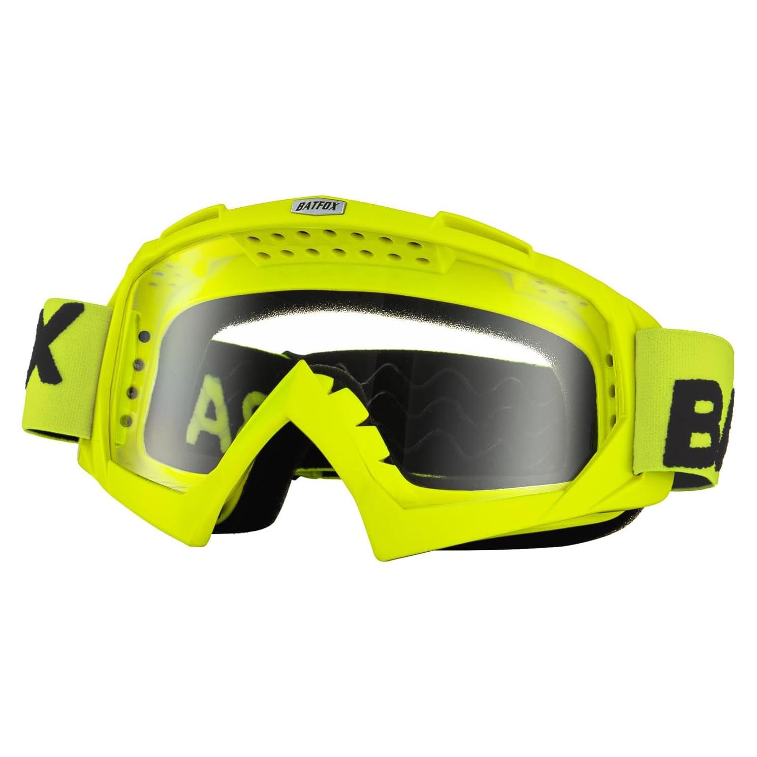 Gafas de Motocross BATFOX F816 UV Protección Antideslizante
