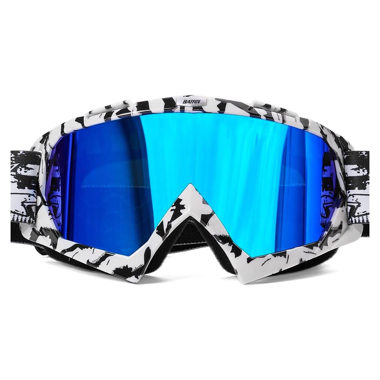 Gafas de Motocross BATFOX 816 UV400 Antideslizantes