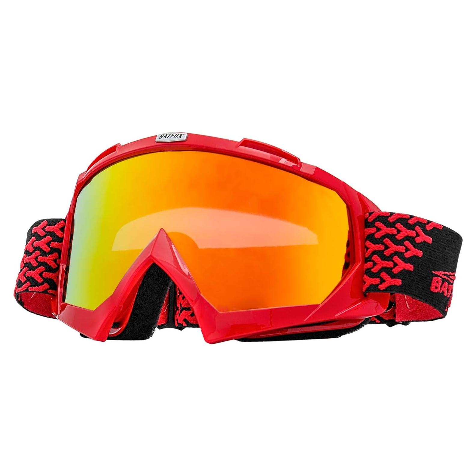 Gafas de Motocross BATFOX 816 UV400 Antideslizantes