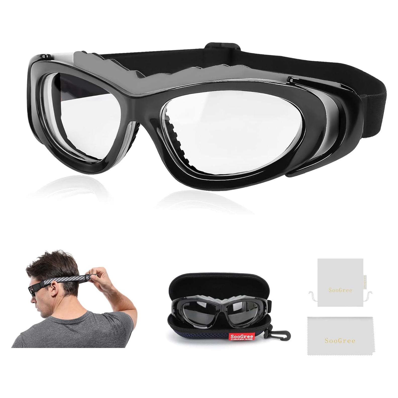 Gafas Deportivas SooGree Antivaho Ajustables para Hombres y Mujeres
