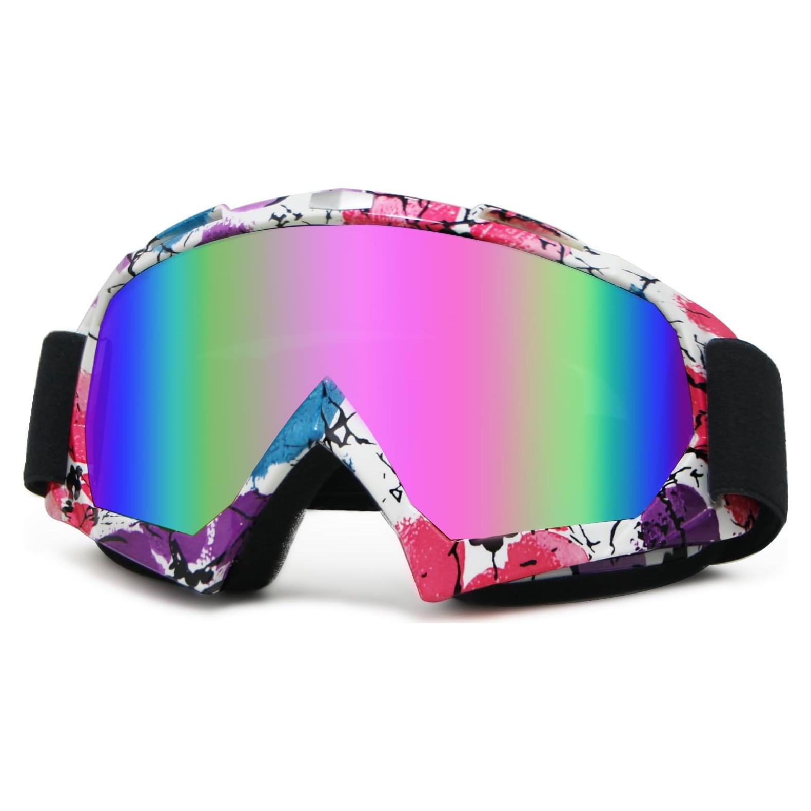 Gafas de Motocicleta Shutuan Rosa UV400 Ajustables