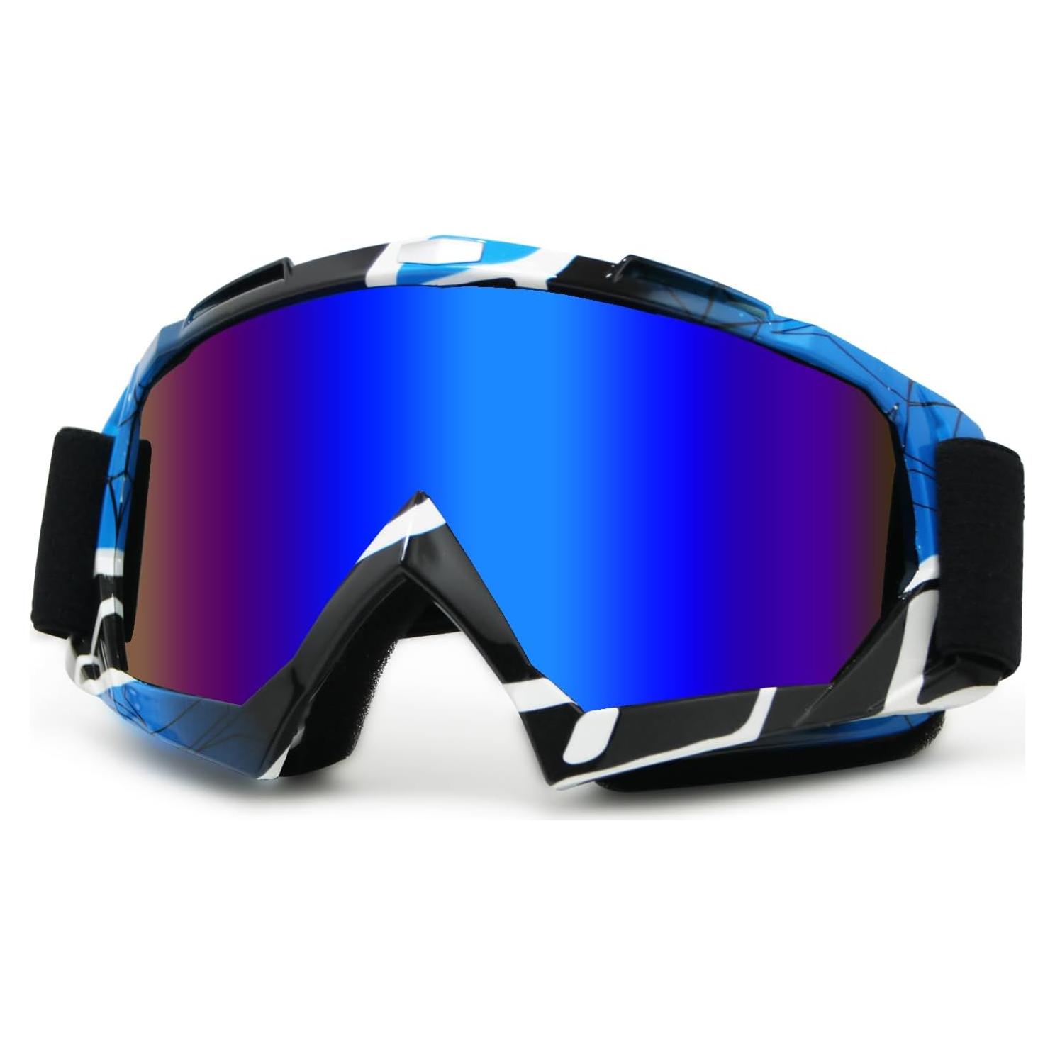 Gafas de Motocicleta Shutuan Azul UV 400 Ajustables