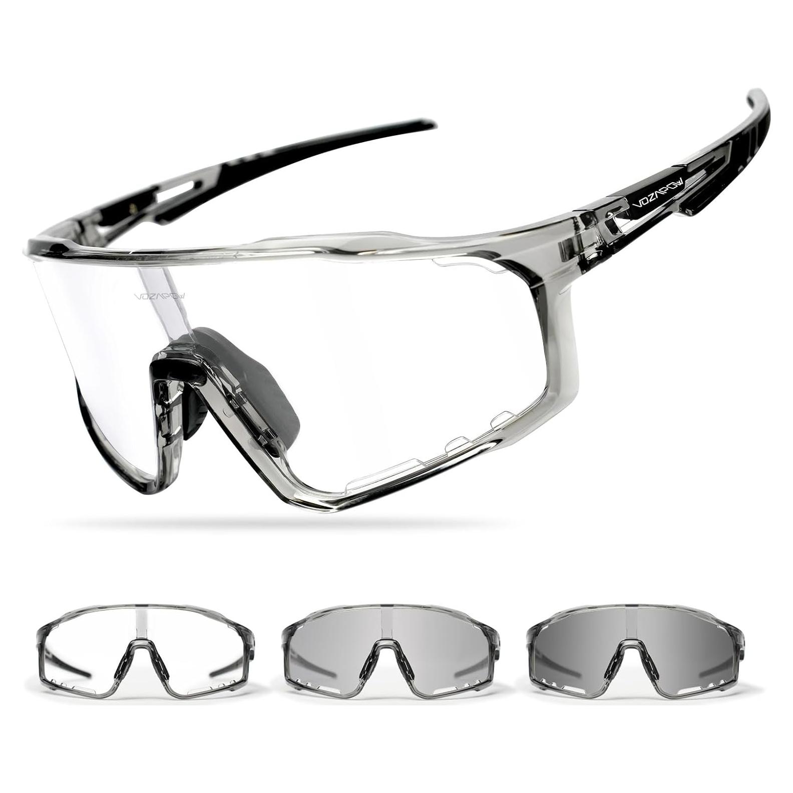 Gafas de Ciclismo VOZAPOW Fotoquímicas UV400 Unisex