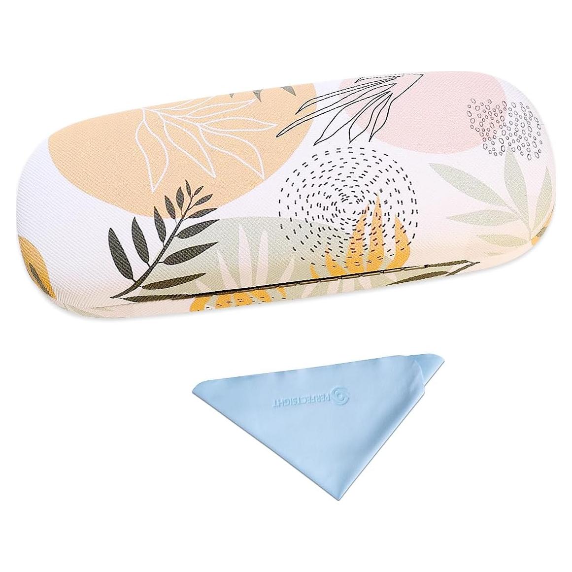 Funda Dura para Gafas PERFECTSIGHT Hoja Blanca, Ligera y Resistente