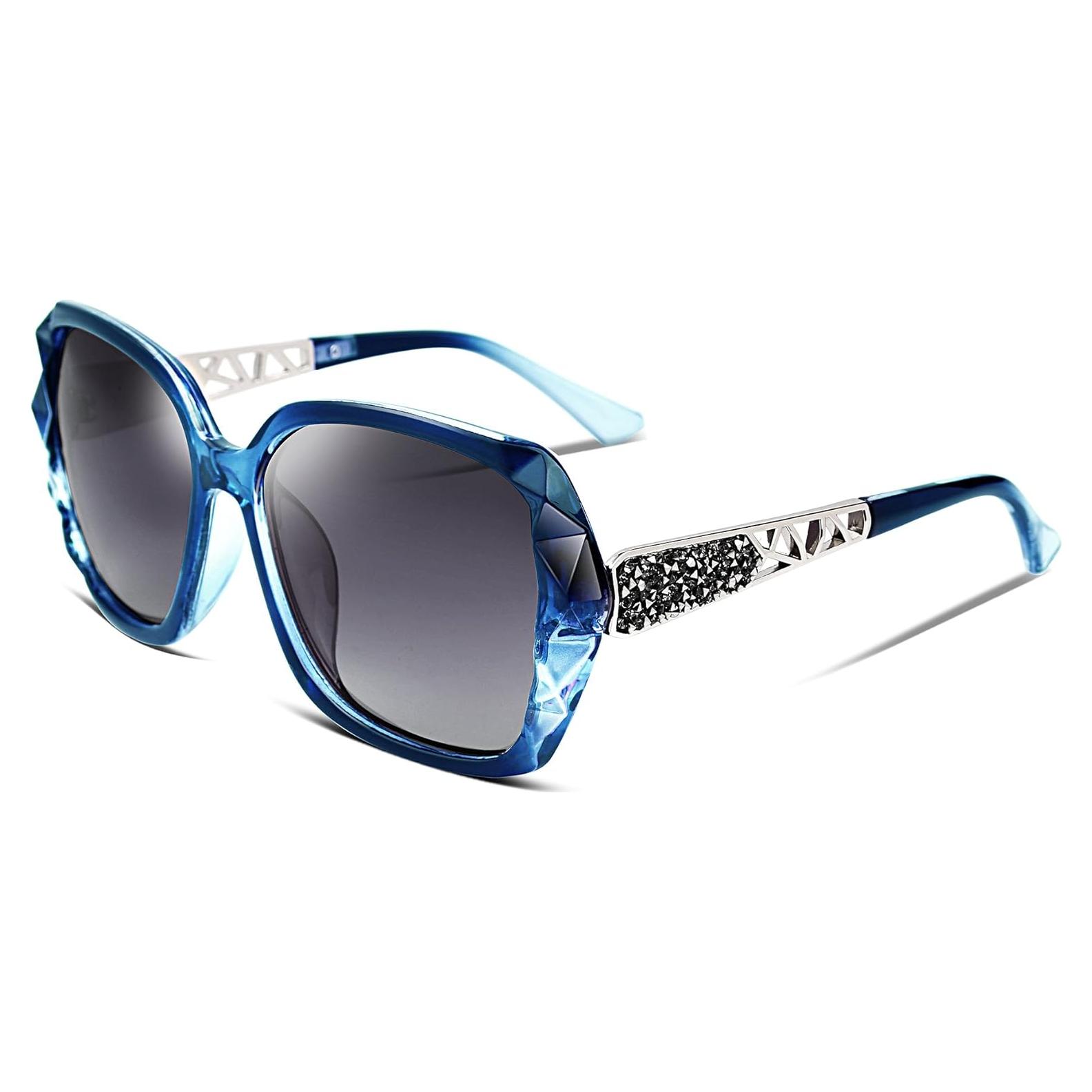 Gafas de Sol Polarizadas FEISEDY B2289 para Mujeres Azul