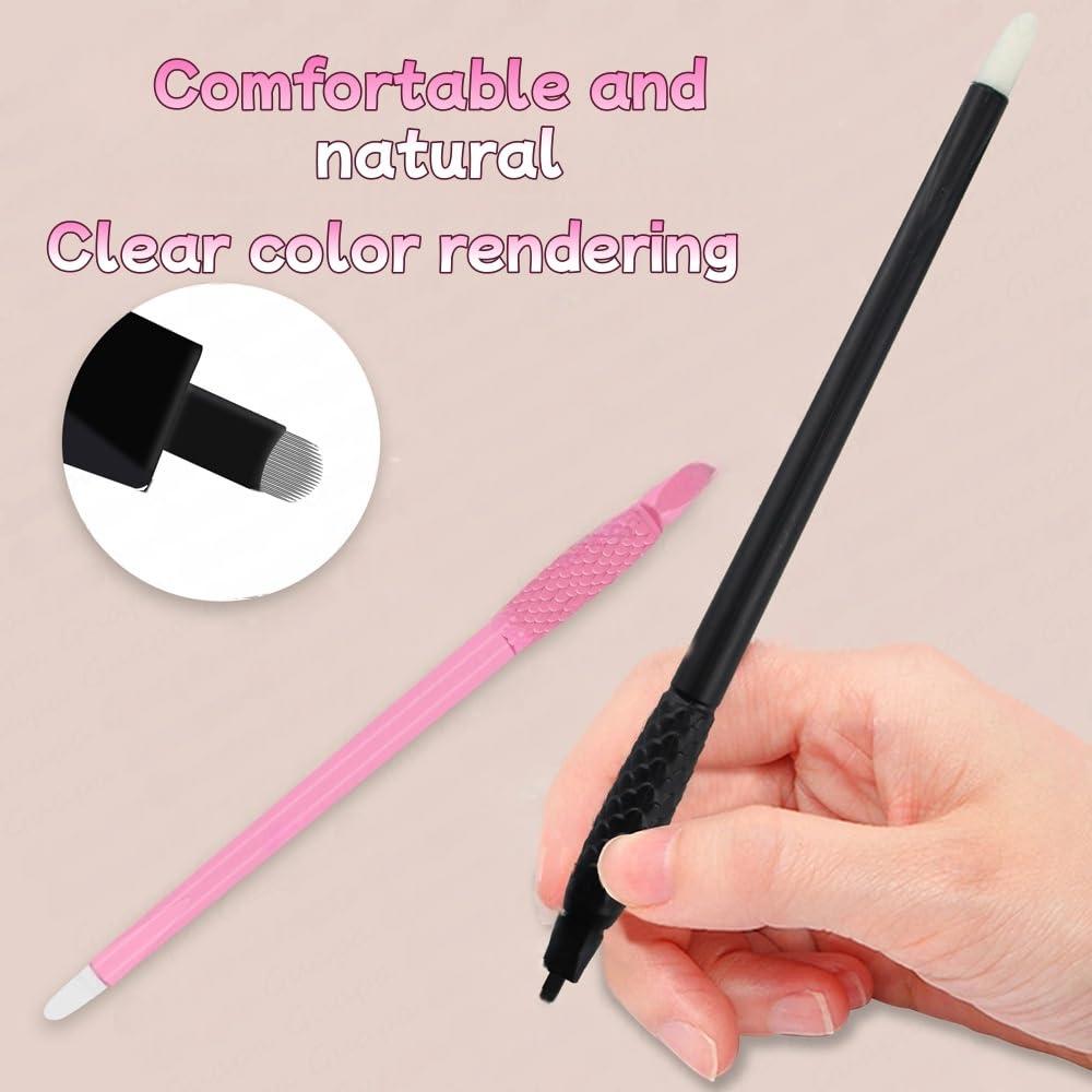 Bolígrafo desechable para microblading FANBODTA - 3 unidades