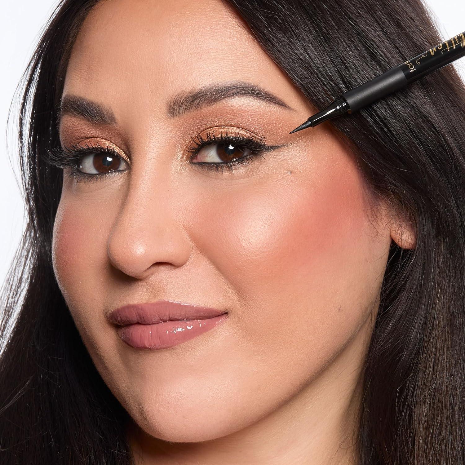 Eyeliner Líquido Tarte Sex Kitten Negro - Impermeable, Vegano