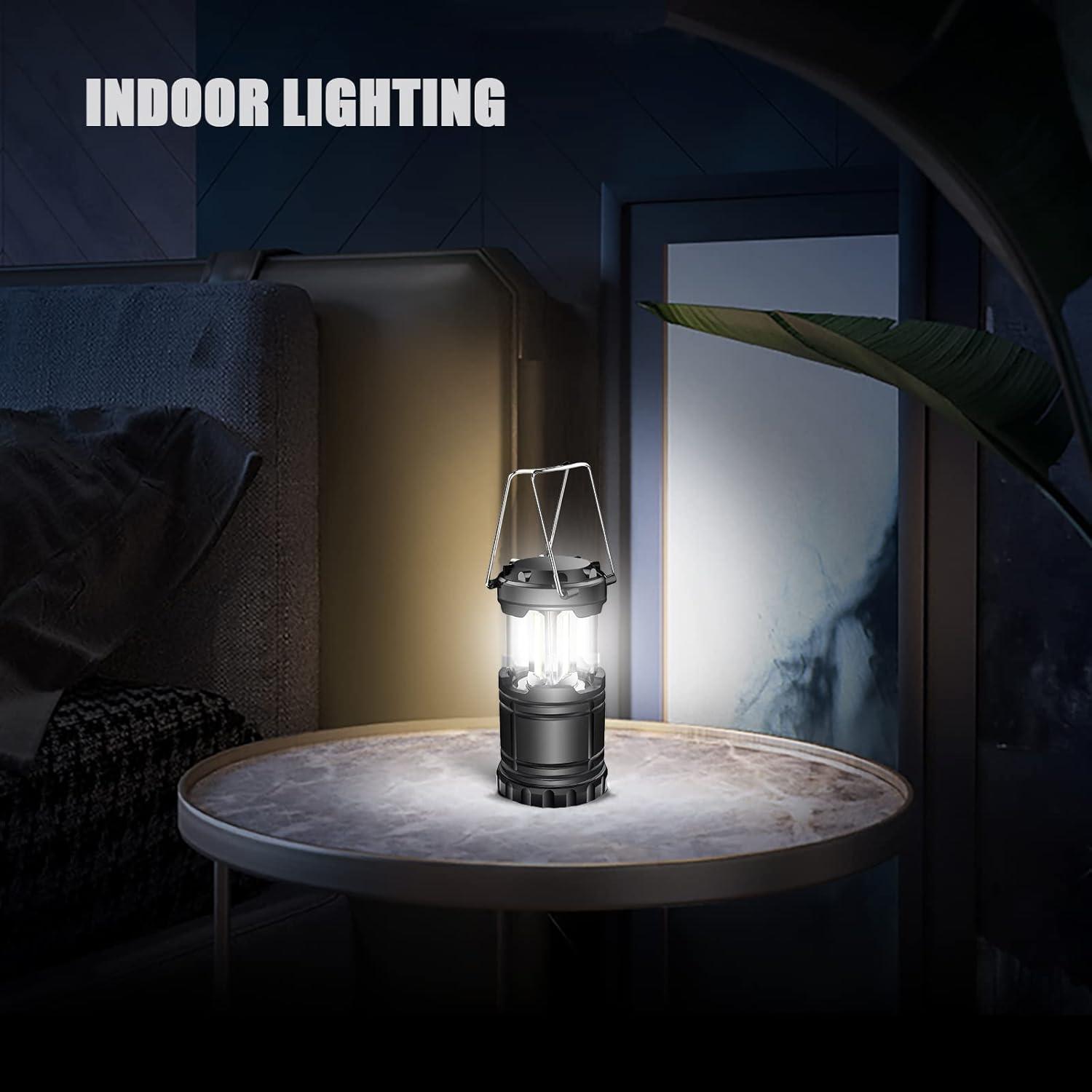 Linterna LED EXTRASTAR 4 Pcs Compactas para Camping