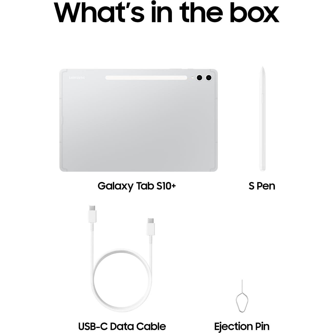 SAMSUNG Galaxy Tab S10+ 12.4" 512GB Plata, Tableta Android