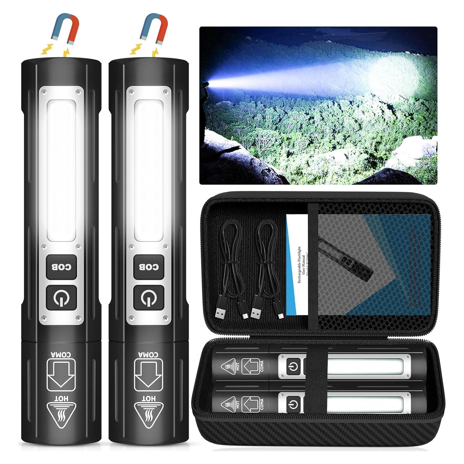 Linterna Recargable Banral K-2309C-PB 20,000LM Compacta