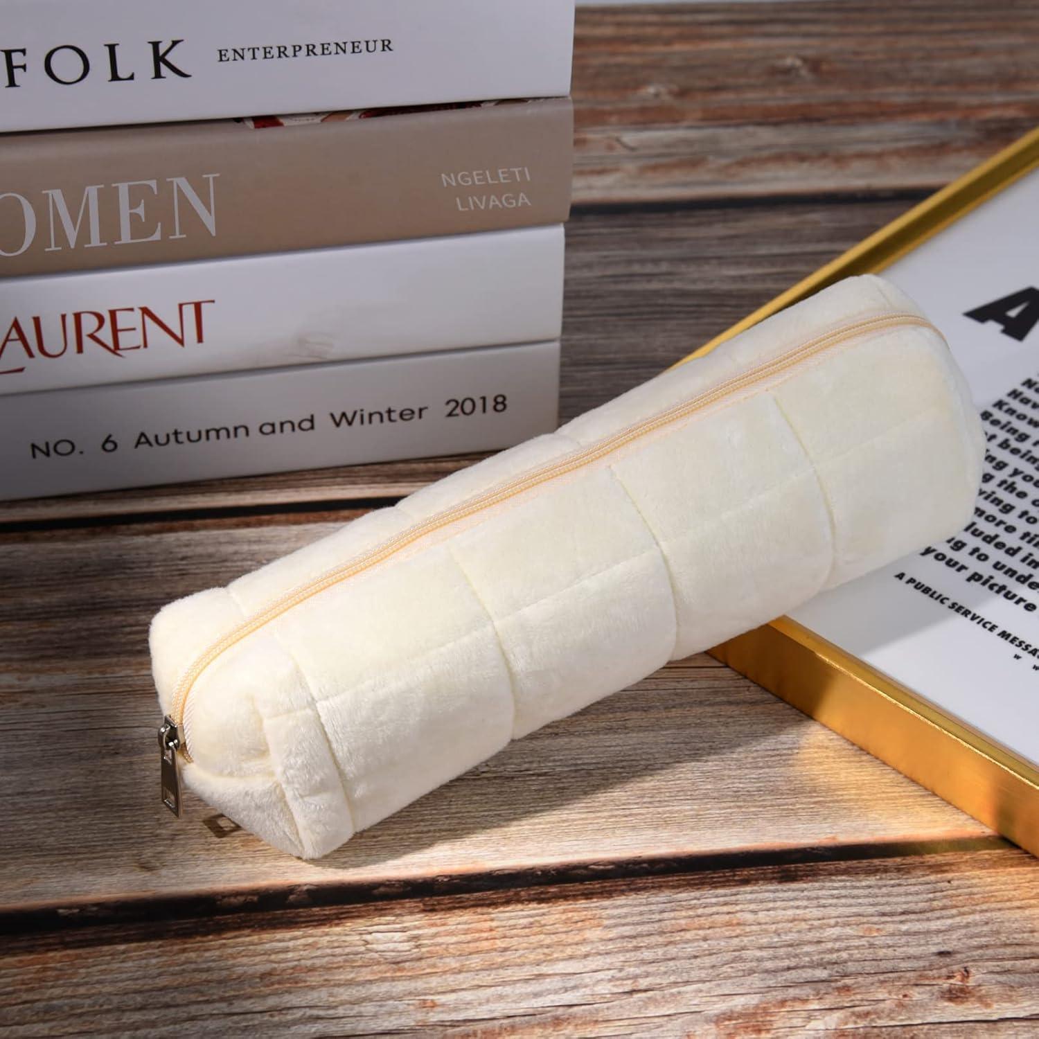 Bolsa de Maquillaje SOIDRAM 2 Piezas Gran Capacidad Blanca