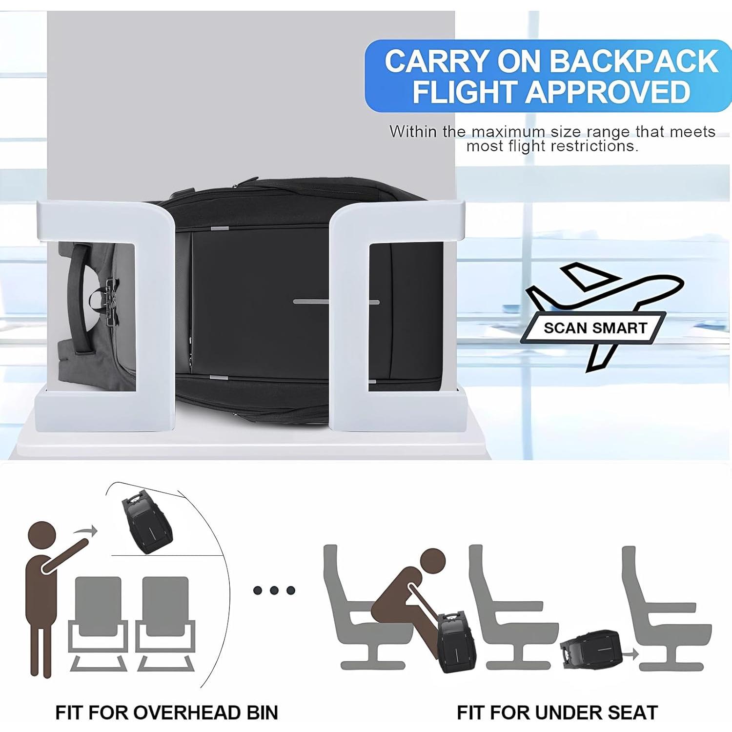 Mochila de Viaje BANGE para Portátil 15.6" Antirrobo Liviana