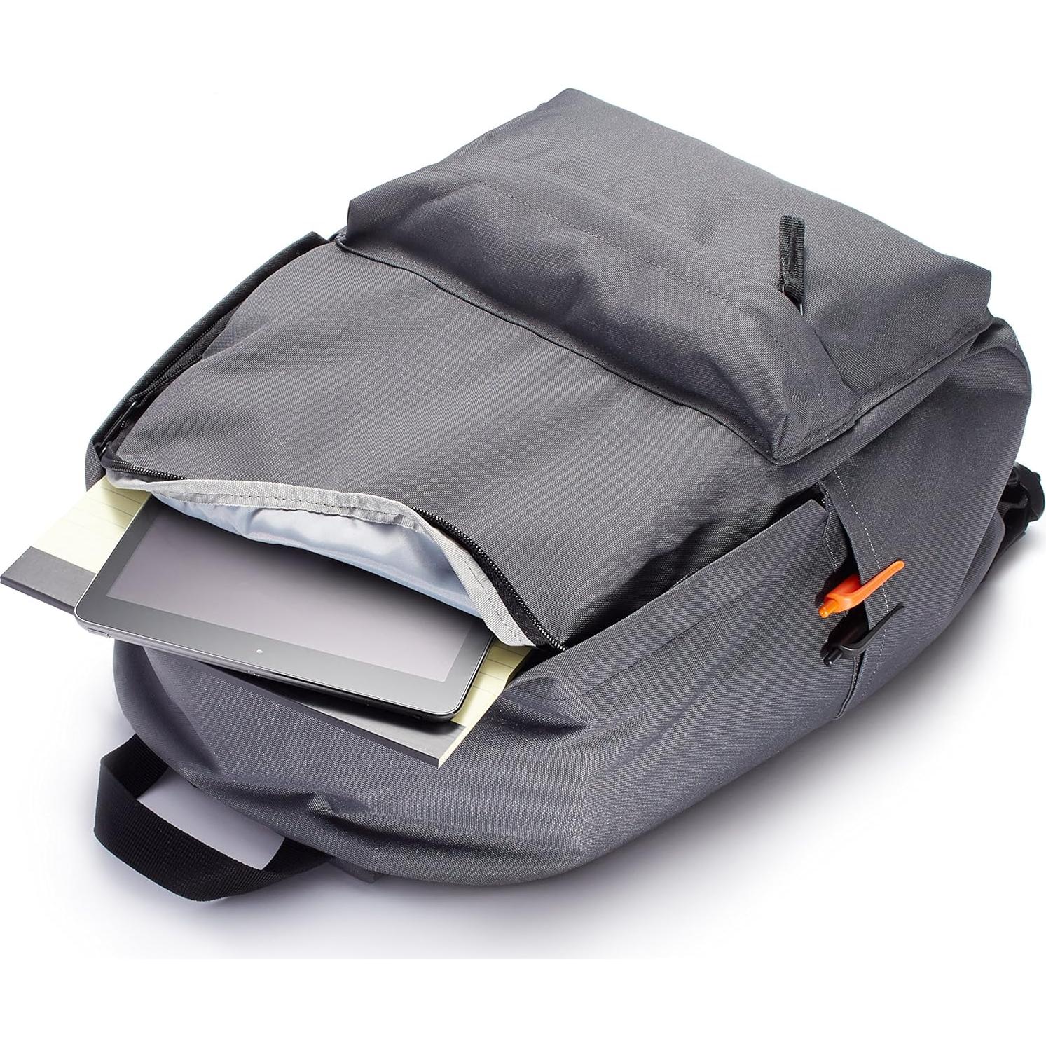 Mochila Escolar Clásica Amazon Basics 30L Gris