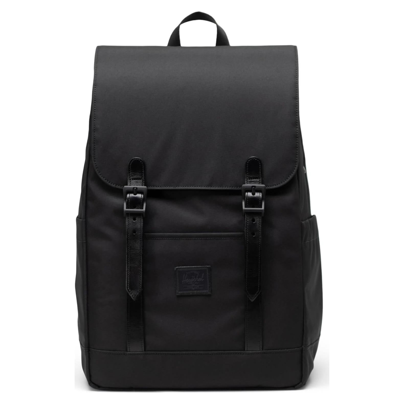 Mochila Unisex Herschel Retreat 17L Negra Eco 100% Reciclada