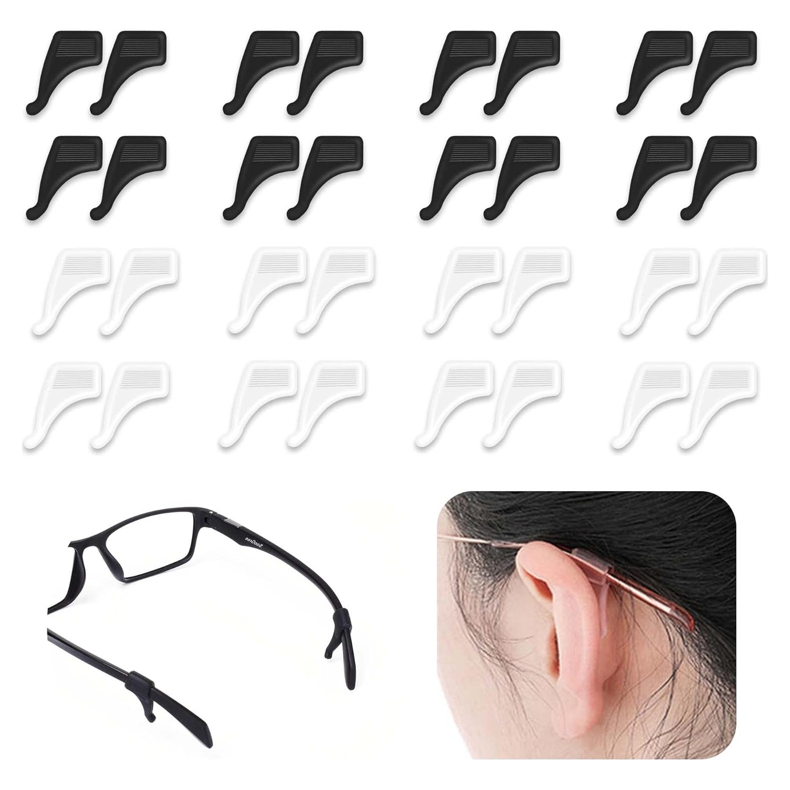 16 Pares Sujetadores Gafas SooGree Pequeños Silicona