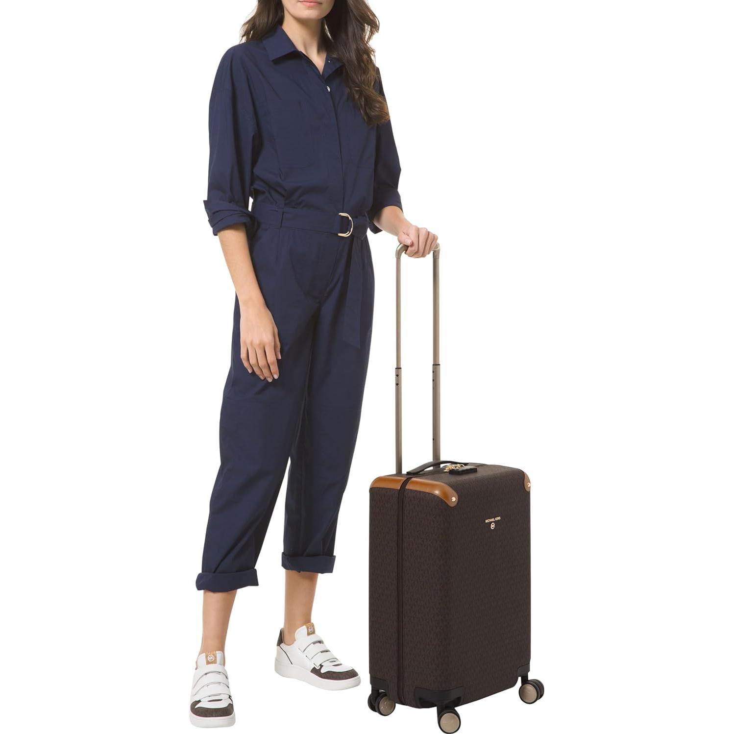 Maleta de Lona Michael Kors con Estampado de Logo 36.8x50.8x24.1cm