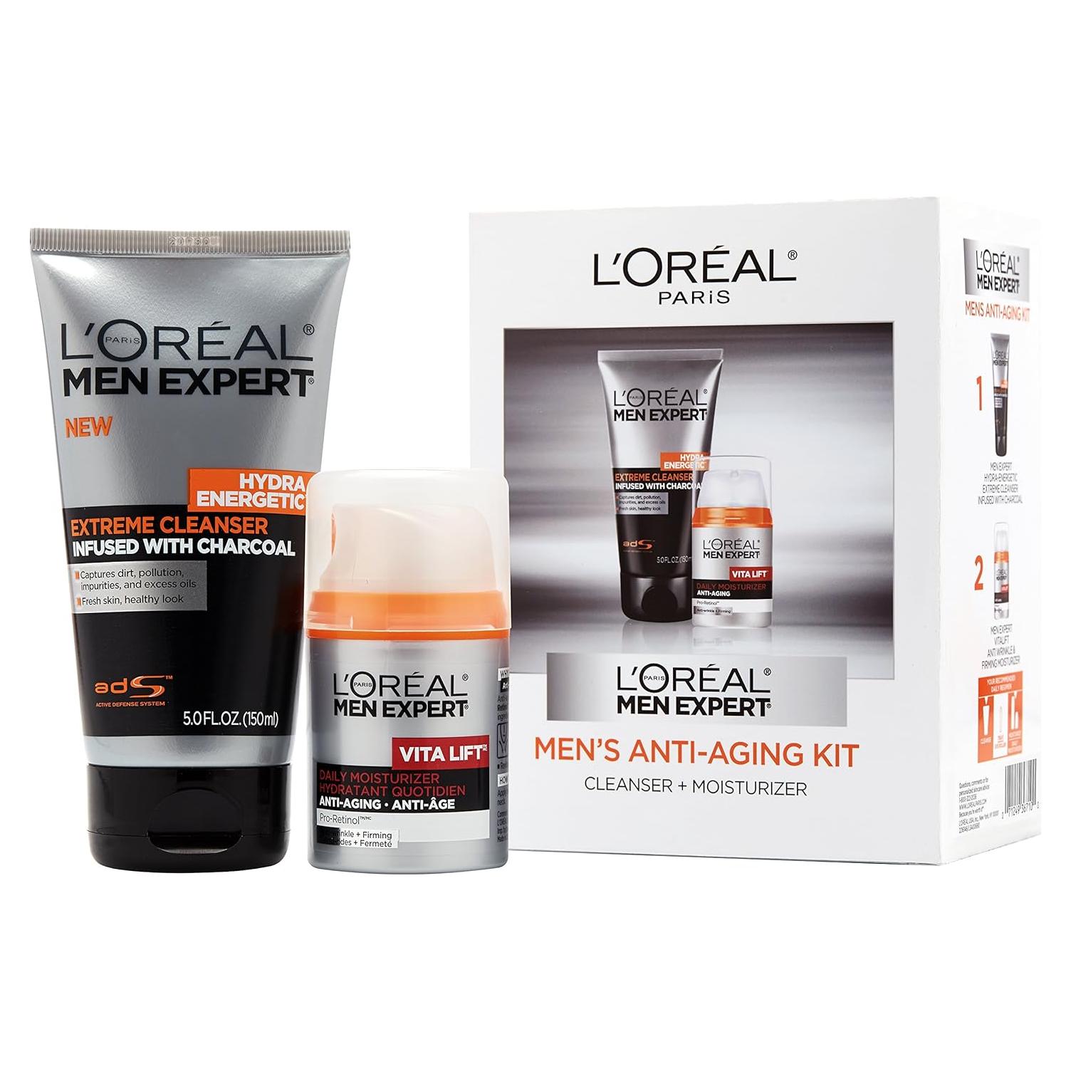 Set de Cuidado Facial L'Oreal Men Expert 2 Piezas