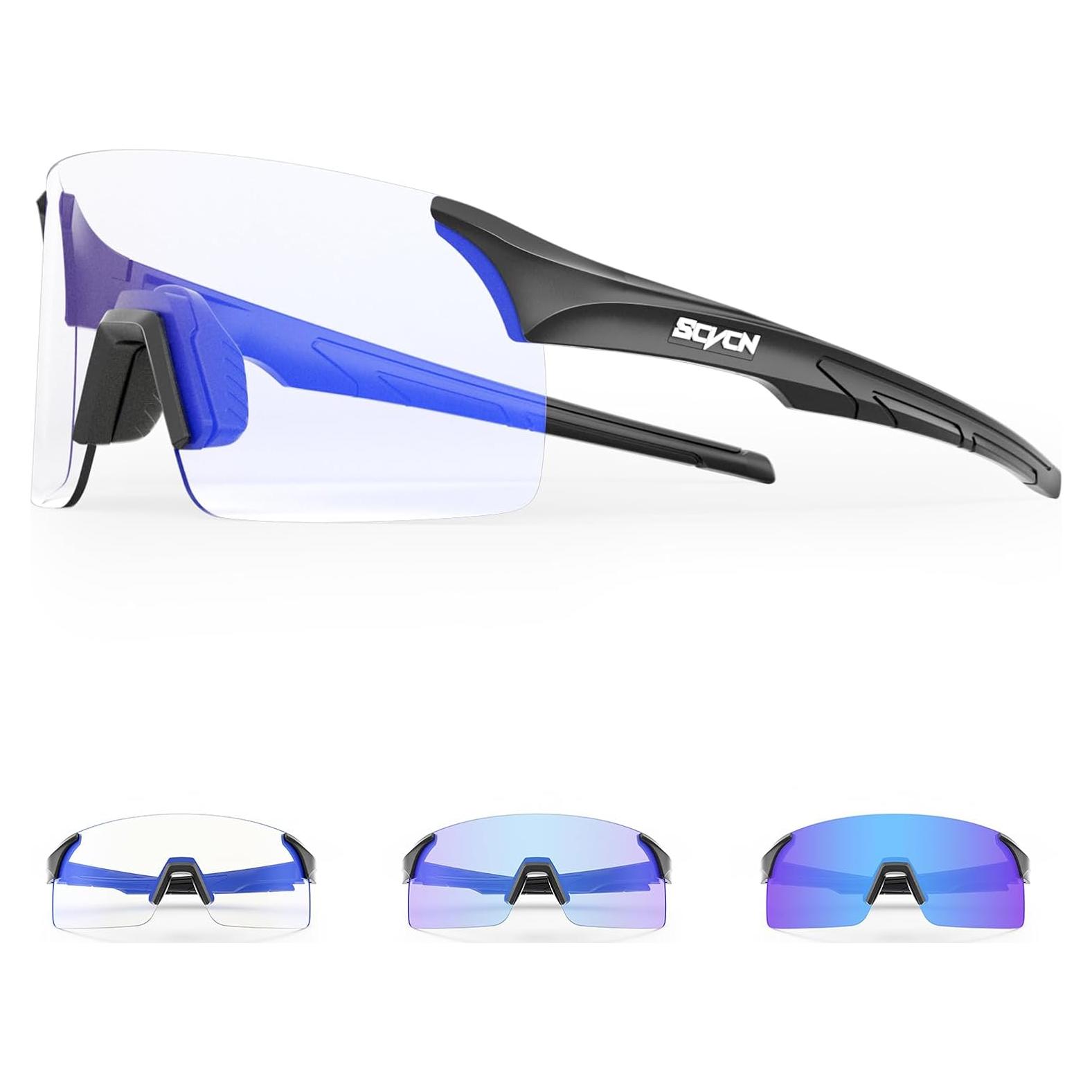 Gafas de Ciclismo Fotocromáticas SCVCN UV400 Ajustables