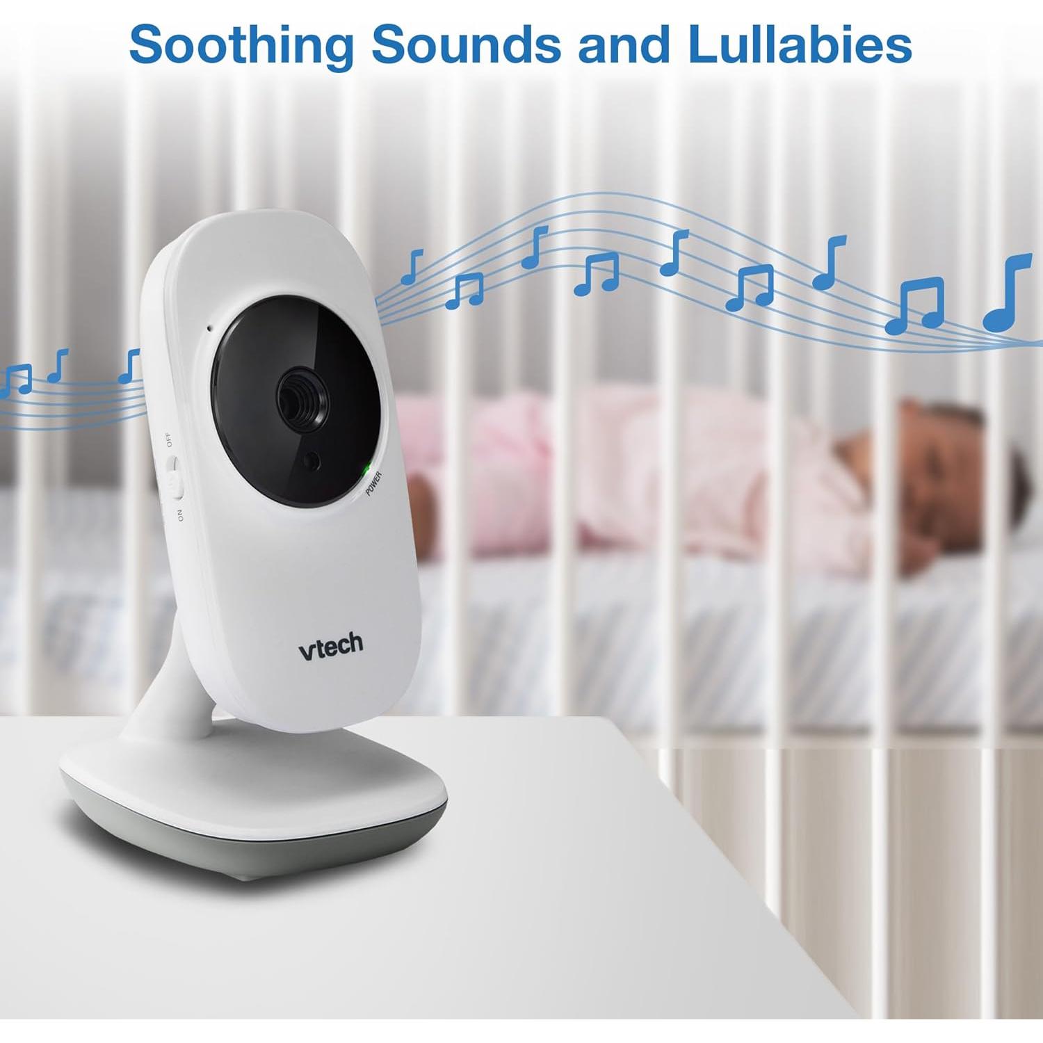 Monitor de Bebé VTech VM819 con Cámara 2.8" y Audio