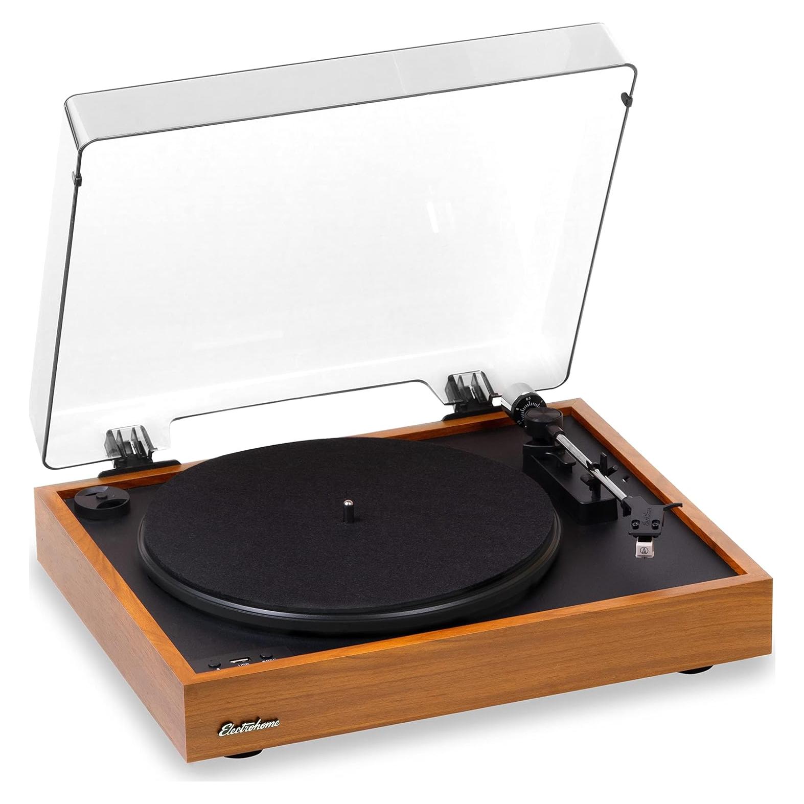 Reproductor de Vinilo Inalámbrico Electrohome RR36 2 Velocidades