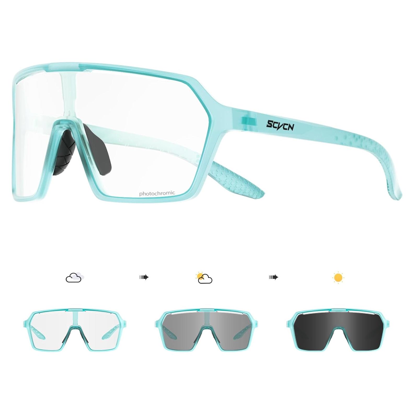 Gafas de Ciclismo SCVCN Fotoquímicas UV400 Ajustables