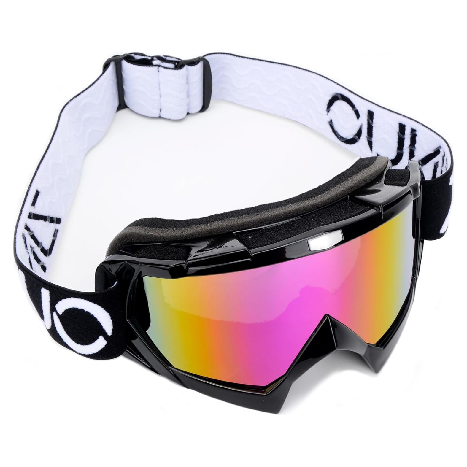 Gafas de Motocicleta ZJNUO 833 UV400 Resistentes a Rayones