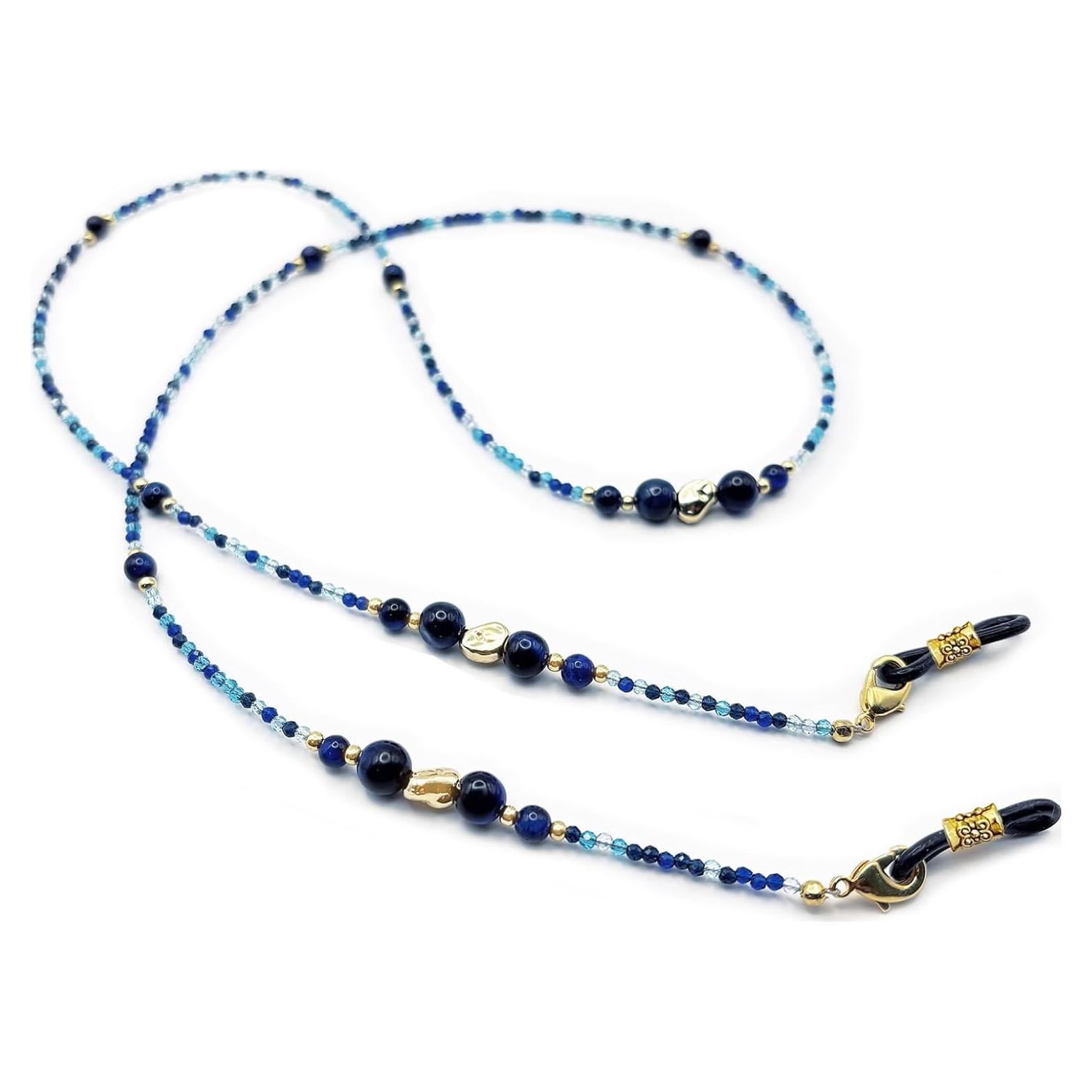 Cadena de Gafas Elegante con Perlas y Charm Premium