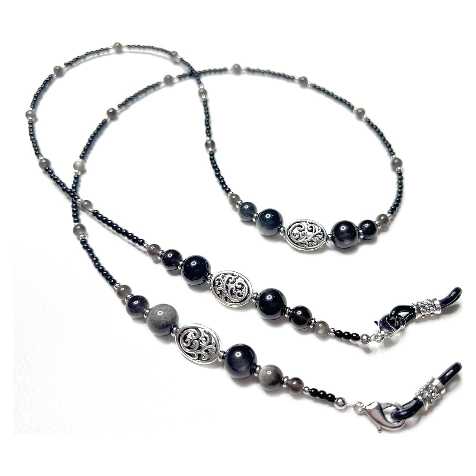 Cadena para Gafas de Sol Obsidiana - Accesorio Elegante