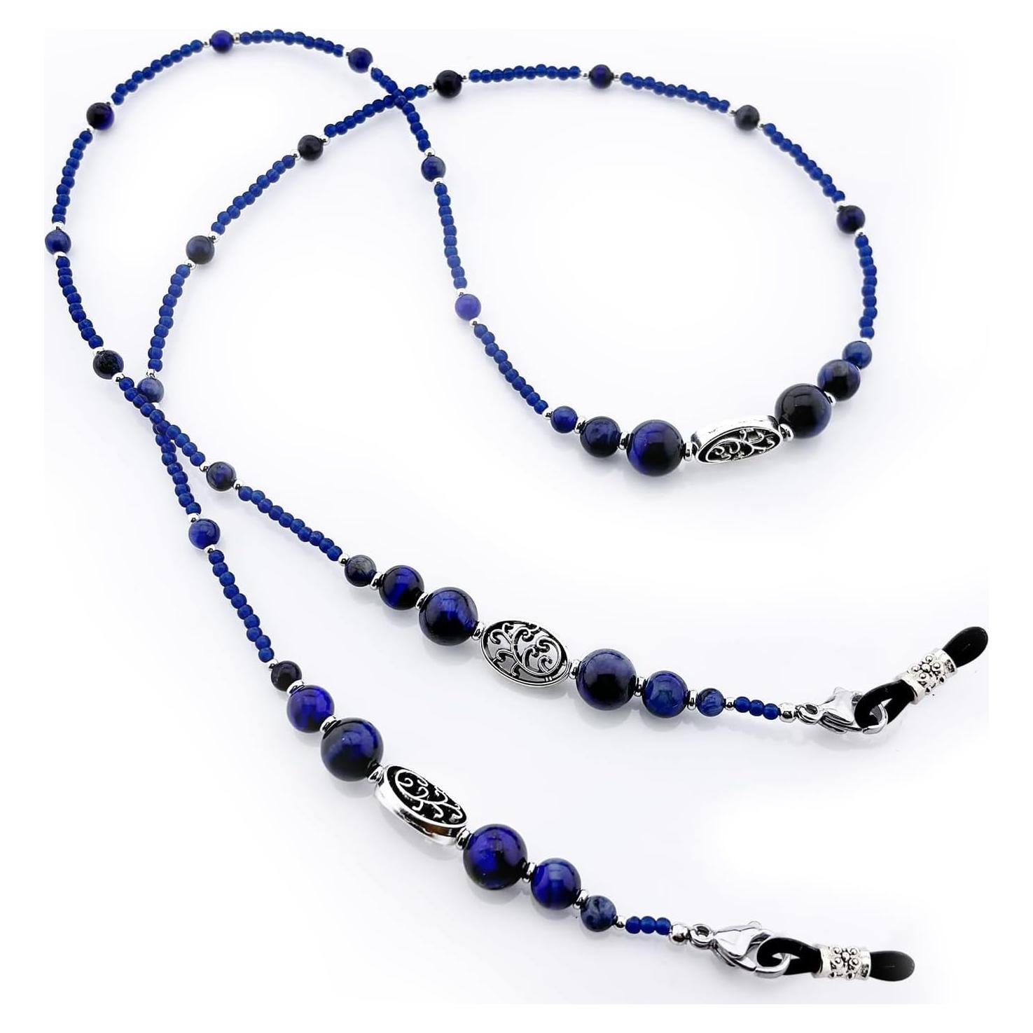 Cadena para Gafas de Cristal y Perlas - Árbol de la Vida