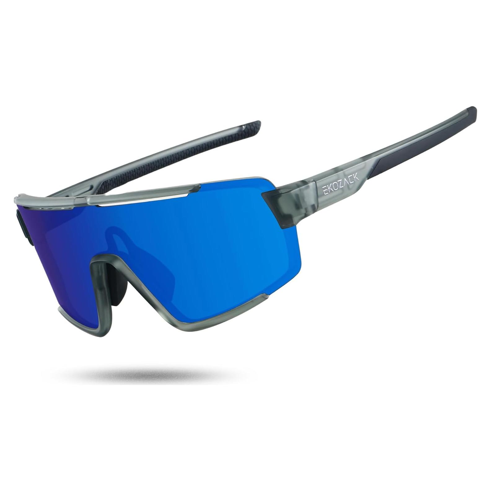 Gafas de Ciclismo EKOZACK Ec01 UV400 Azul Espejado