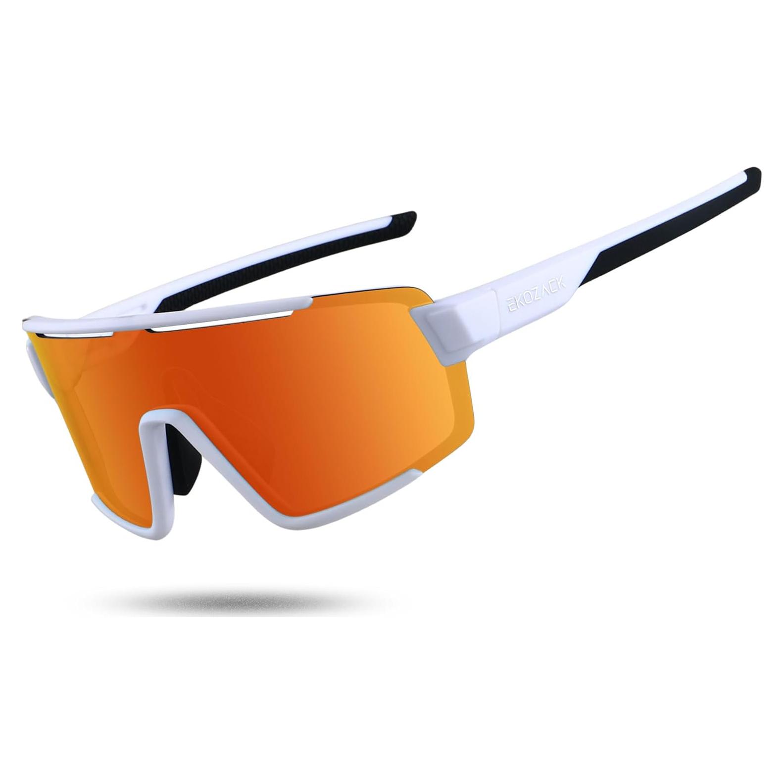 Gafas de Ciclismo EKOZACK Ec01 Naranja Espejado UV400
