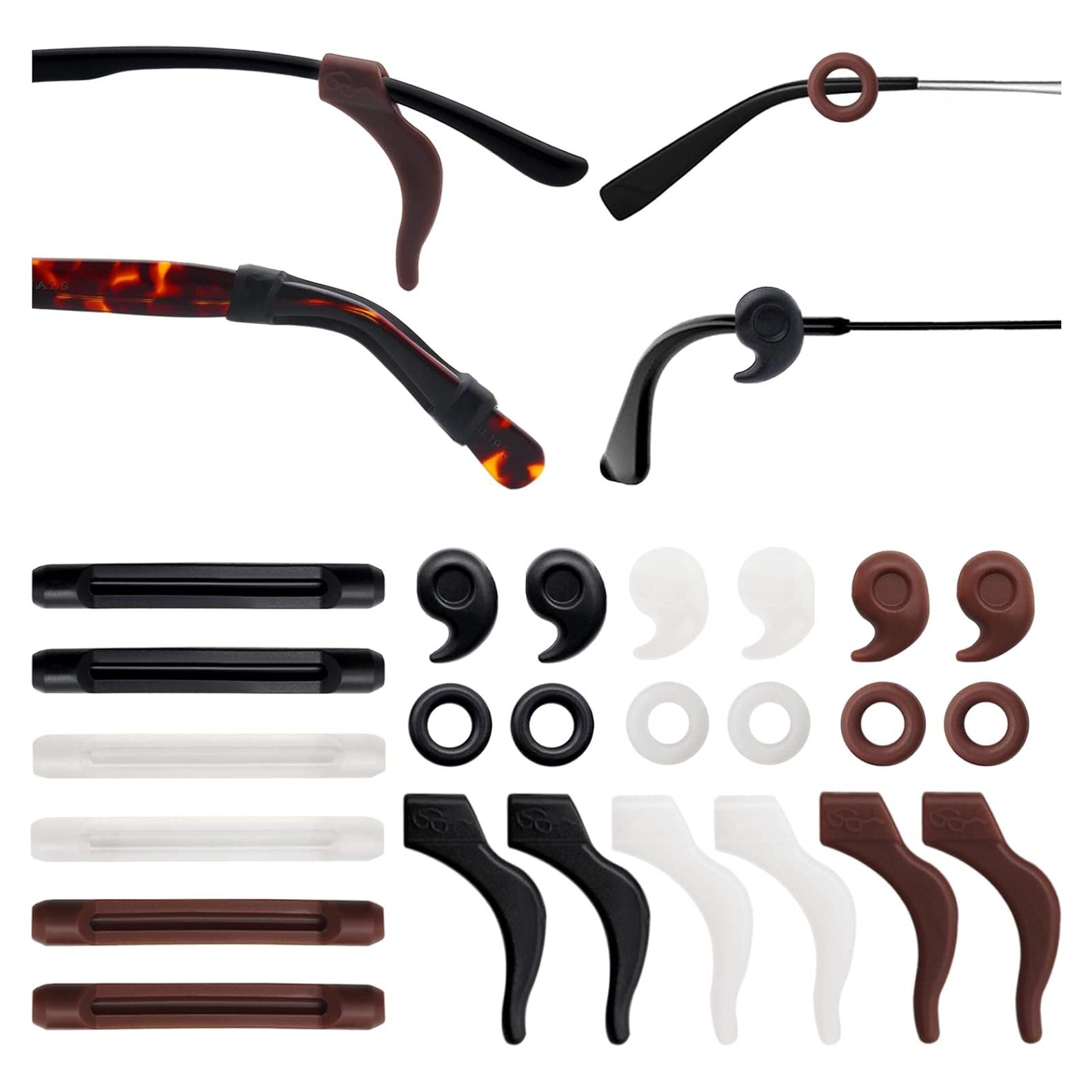 Benvo Sujetadores de Gafas de Silicona Antideslizantes 12 Pares