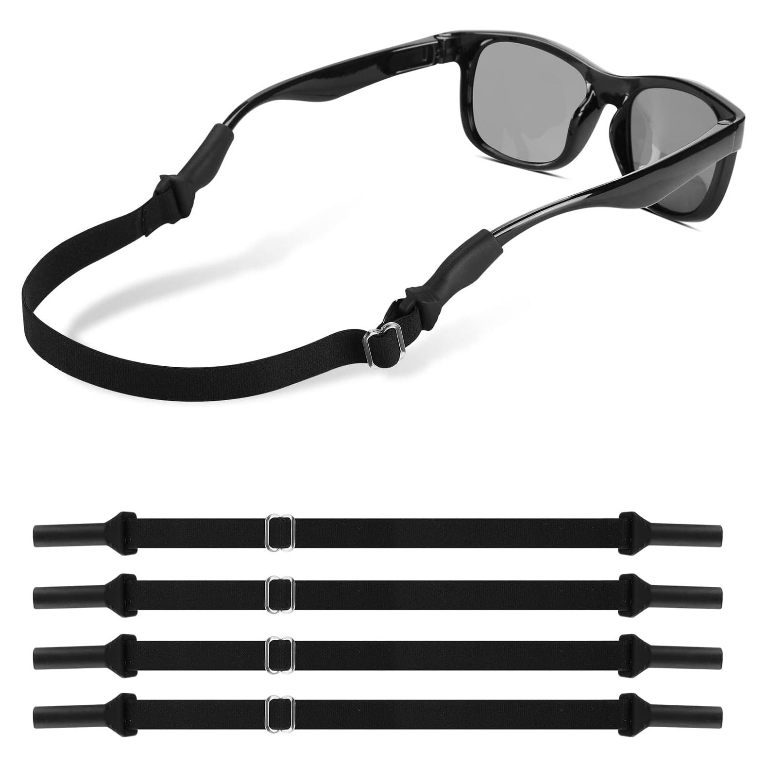 LVVFIT Correas para Gafas Niños 16.5-25.4 cm Ajustables 4 Pzas