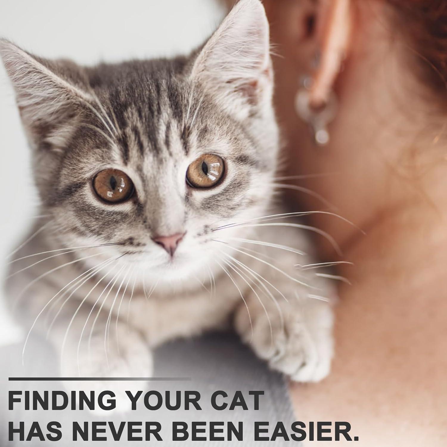 Collar Reflectante para Gato Odokele con Soporte AirTag XS